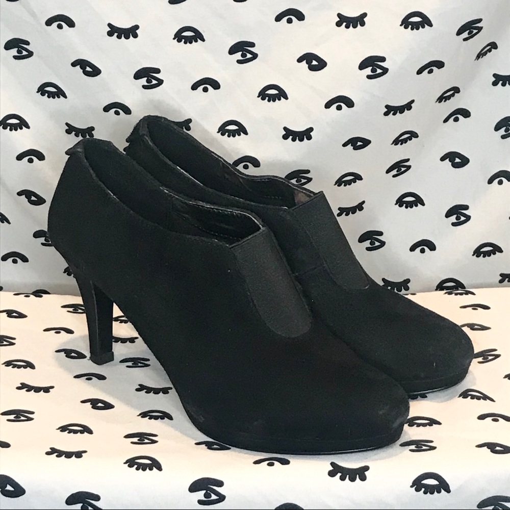 Anne Klein Suede Stiletto Booties